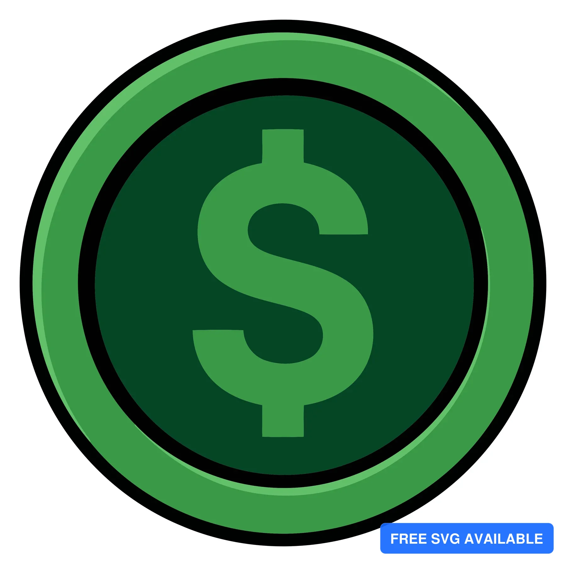 A green dollar sign icon inside a circular frame