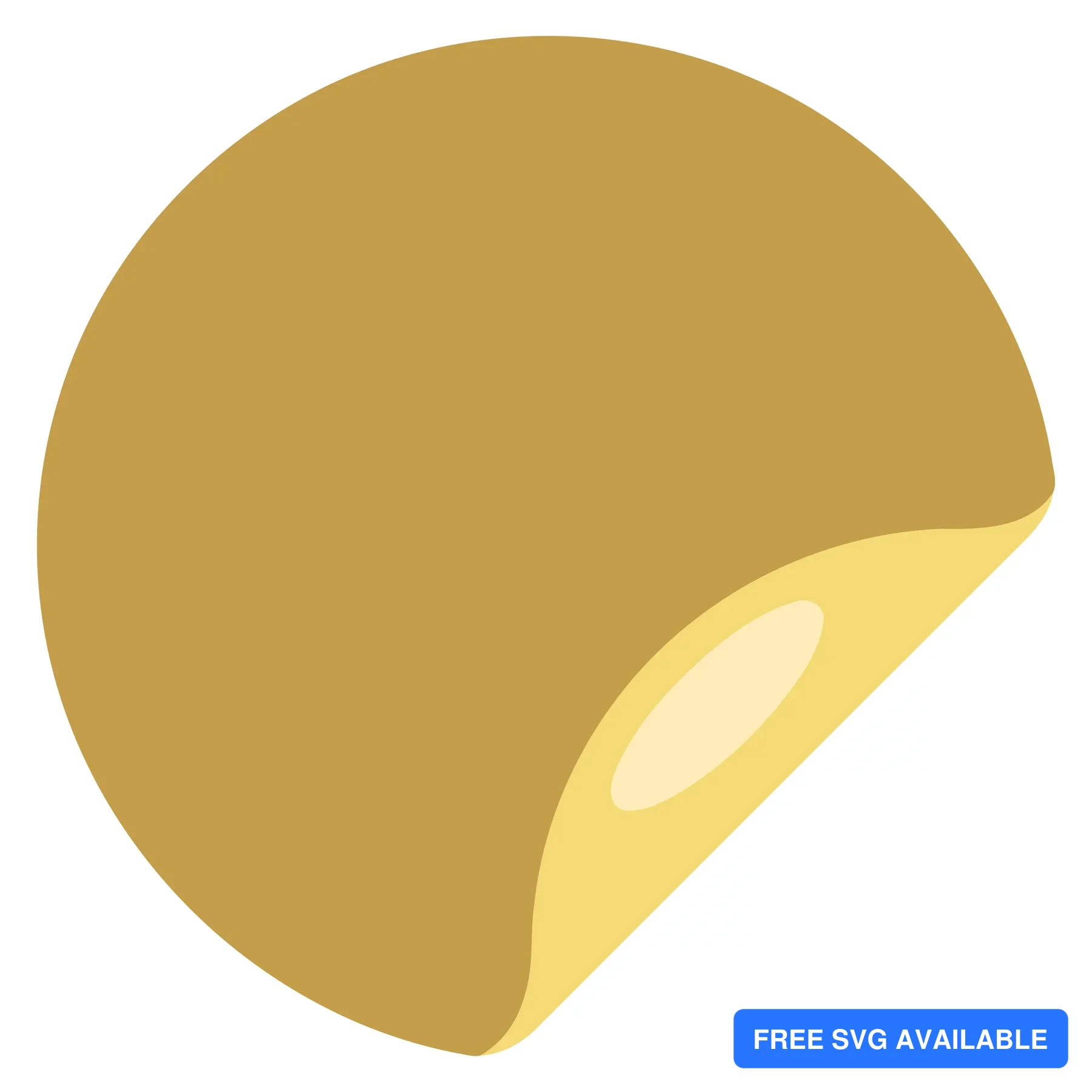 A minimalist illustration of a peeled banana showing the inner core
