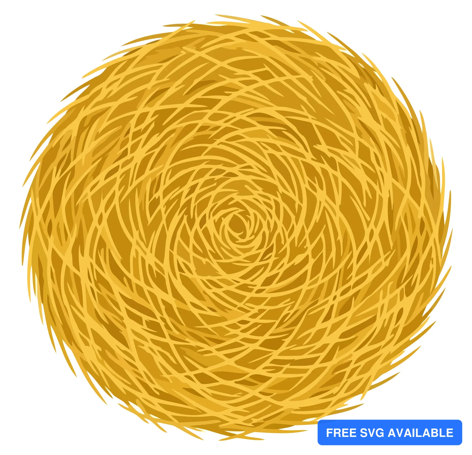 A golden spiral pattern with organic textured lines forming a circular design