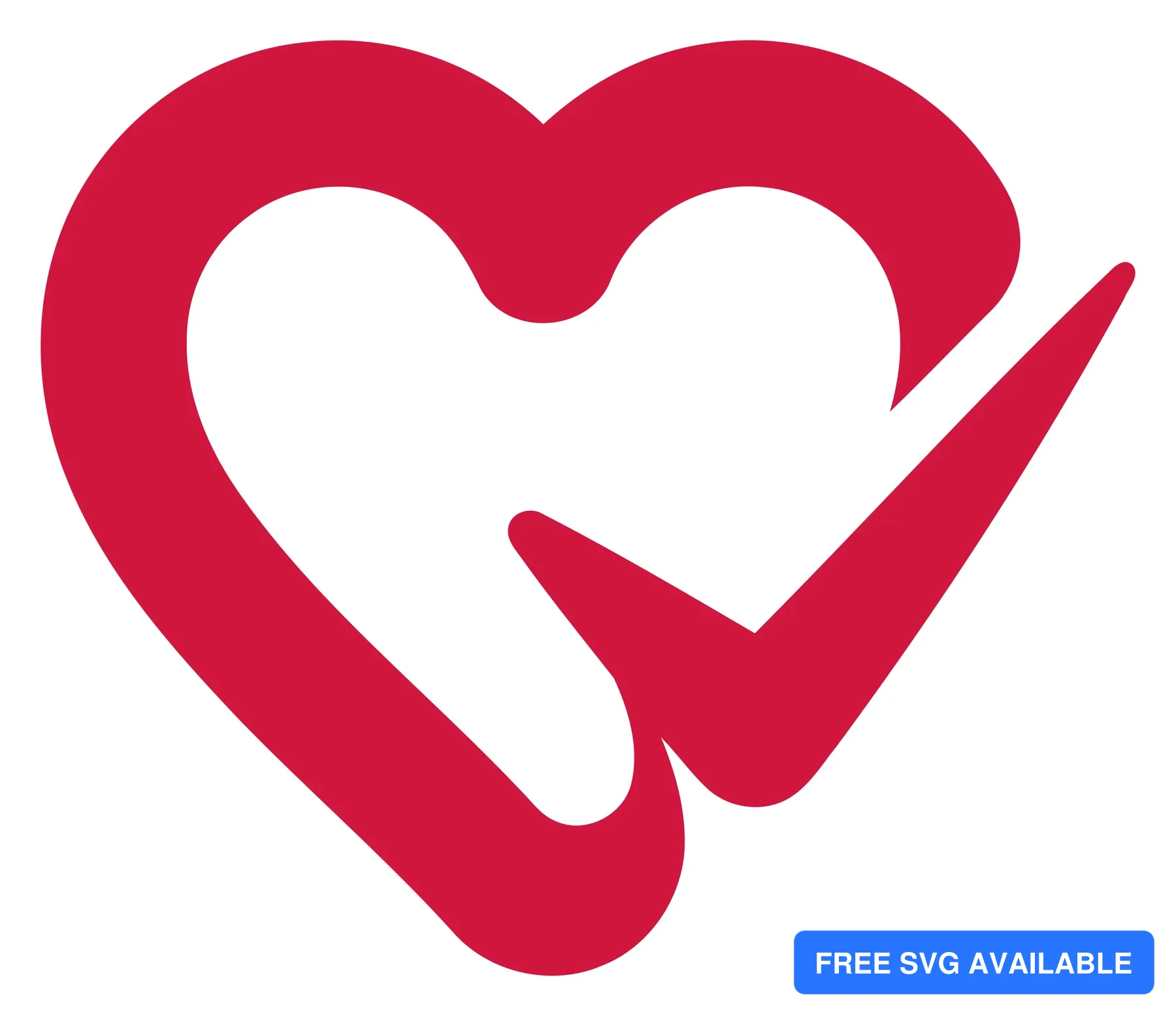 A red heart icon with a checkmark extending from it, representing approval or positivity.