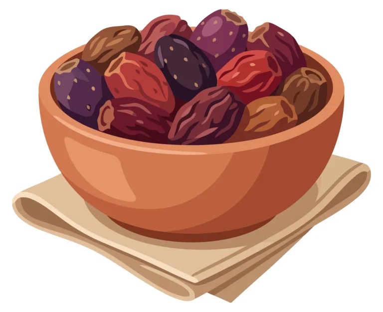 a ceramic bowl filled with a variety of colorful prickly pear cactus fruits, arranged artistically on a folded beige cloth napkin