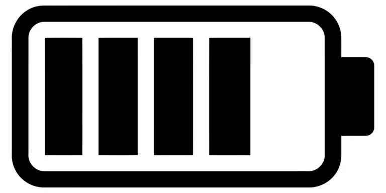 battery charge level icon, full power indicator, vector illustration