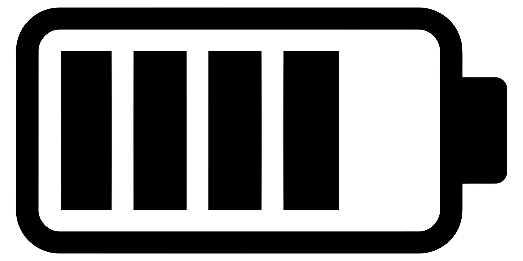 Full Battery Charge Level Icon Vector Illustration