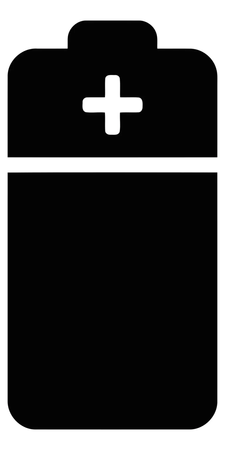 battery charge level indicator icon