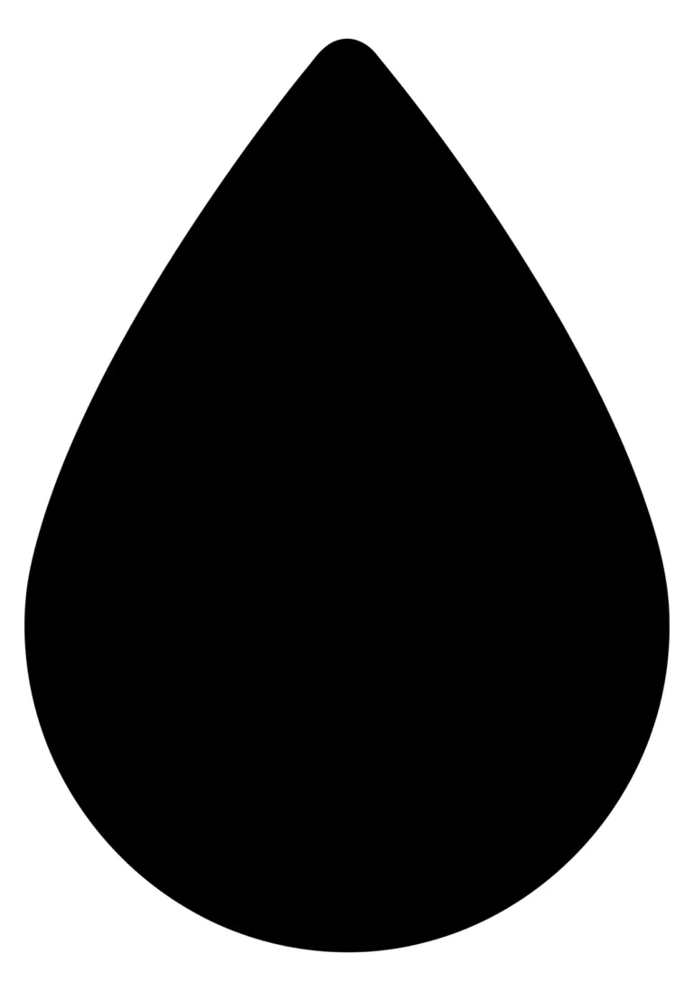 black water drop icon