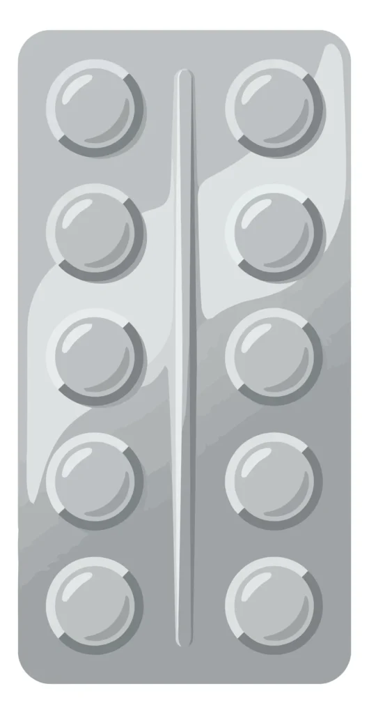 blister pack of pills