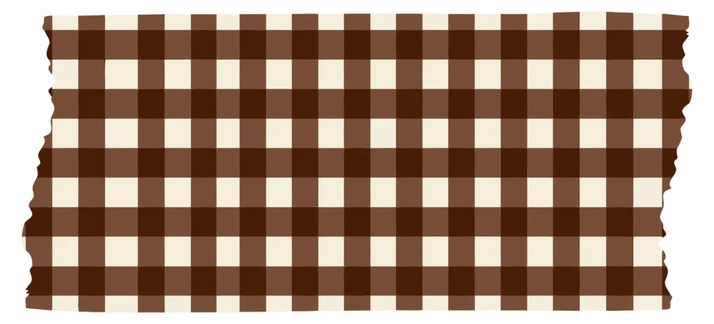 brown and white gingham pattern fabric texture