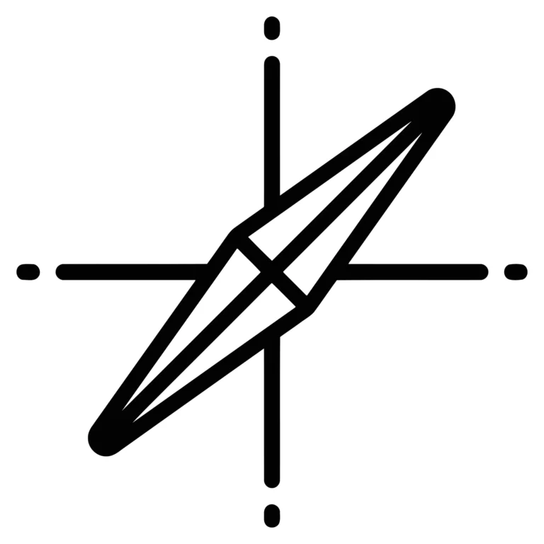 compass icon, navigation tool for direction and orientation