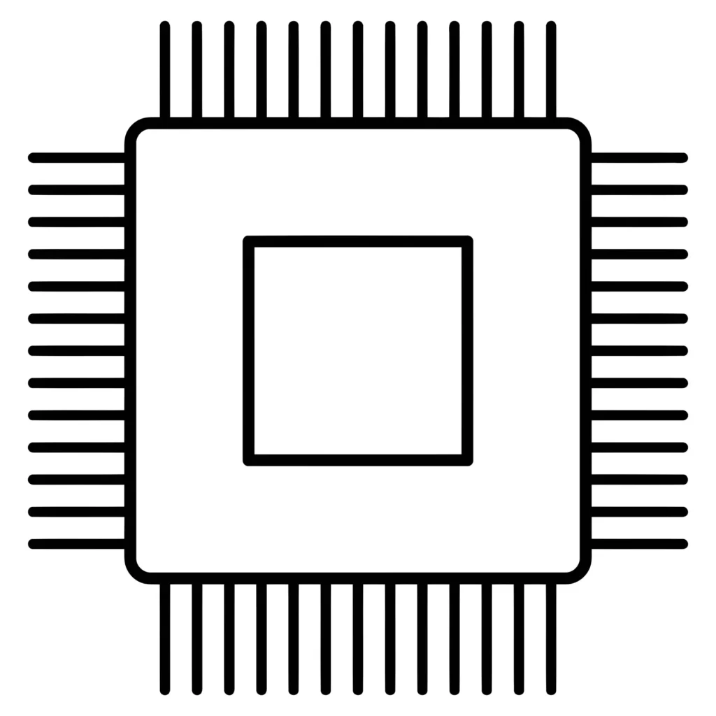 computer processor chip icon