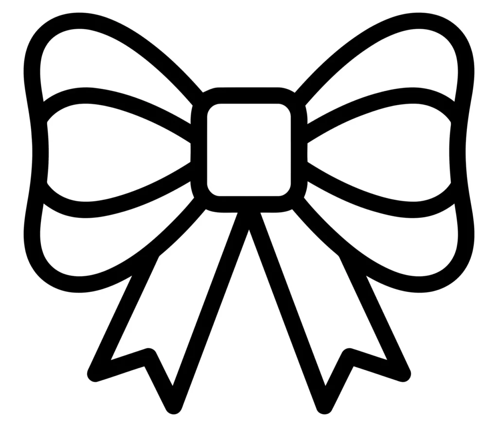 decorative gift bow icon
