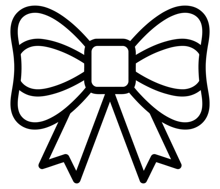decorative gift bow icon