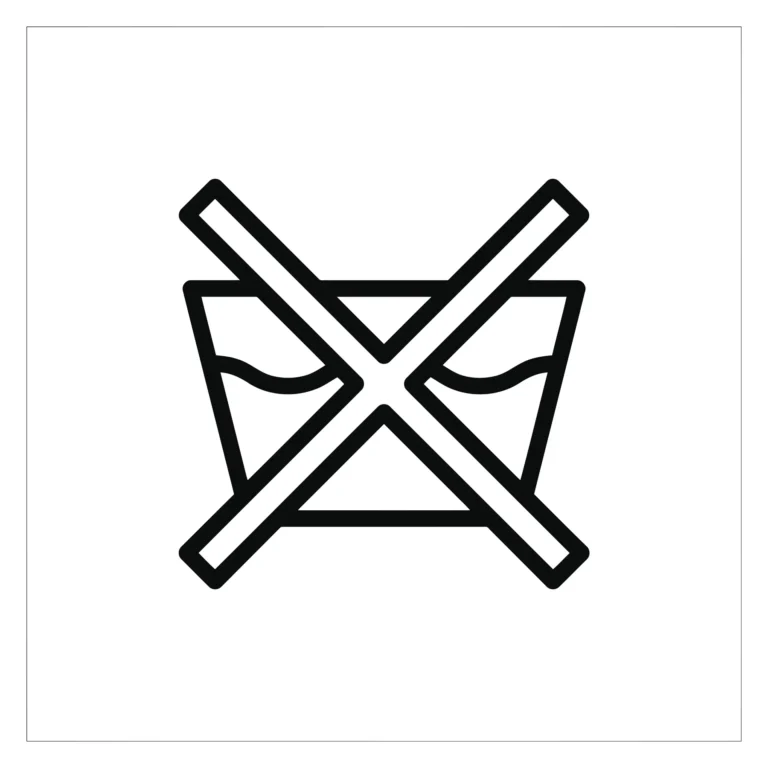 do not wash icon