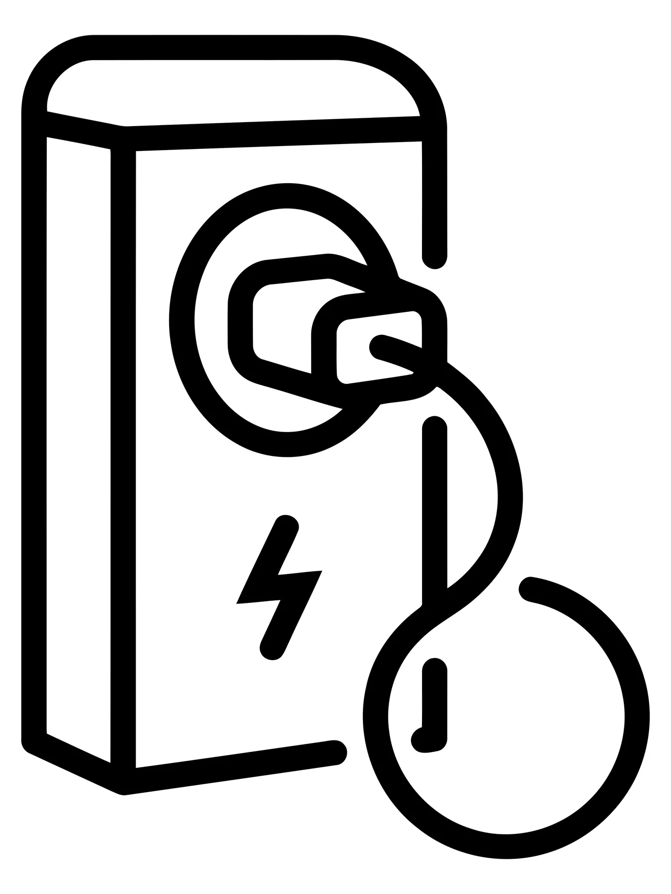 Electric Vehicle Charging Station Icon in Minimalist Style