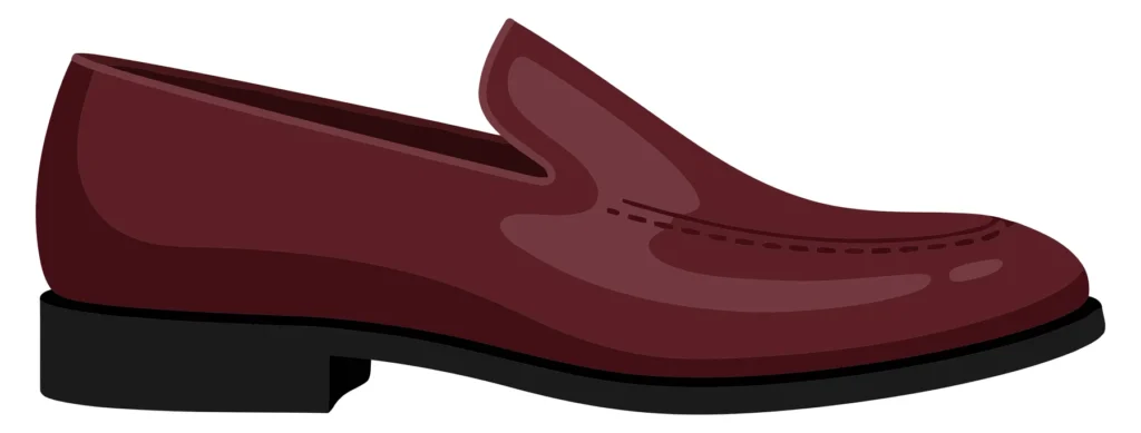 elegant mens leather loafer shoe