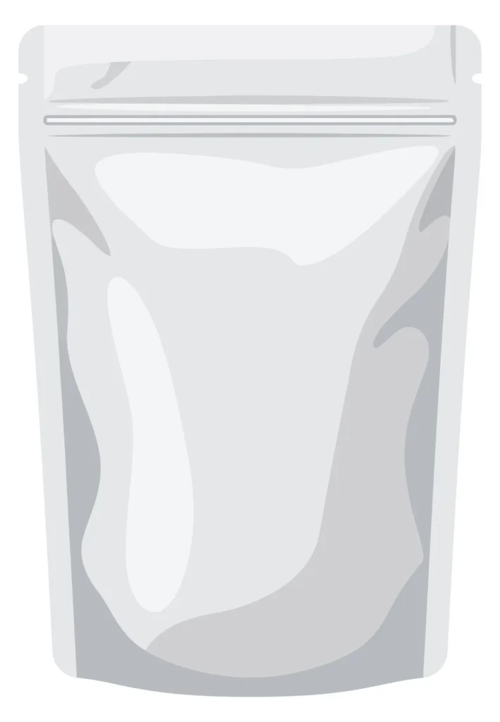 empty stand up pouch
