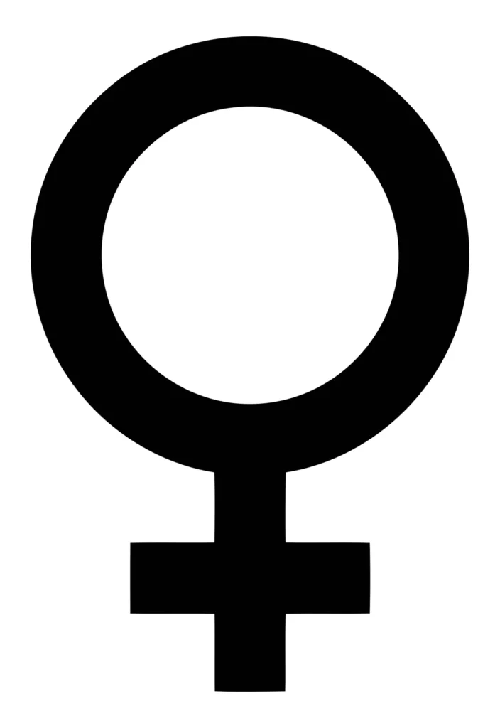 female gender symbol icon