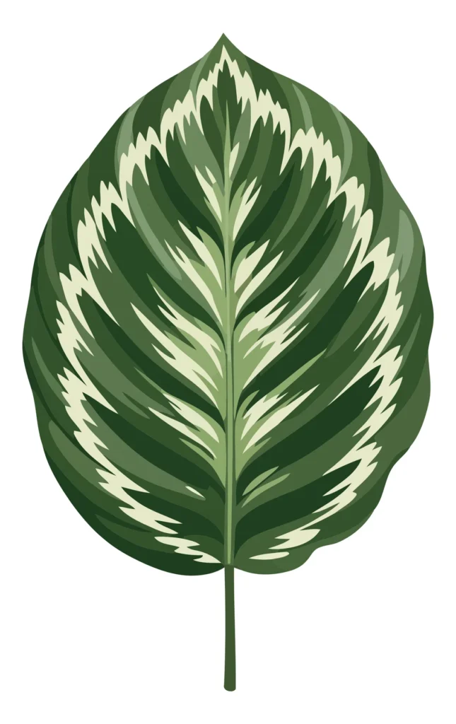 green leaf with intricate veins