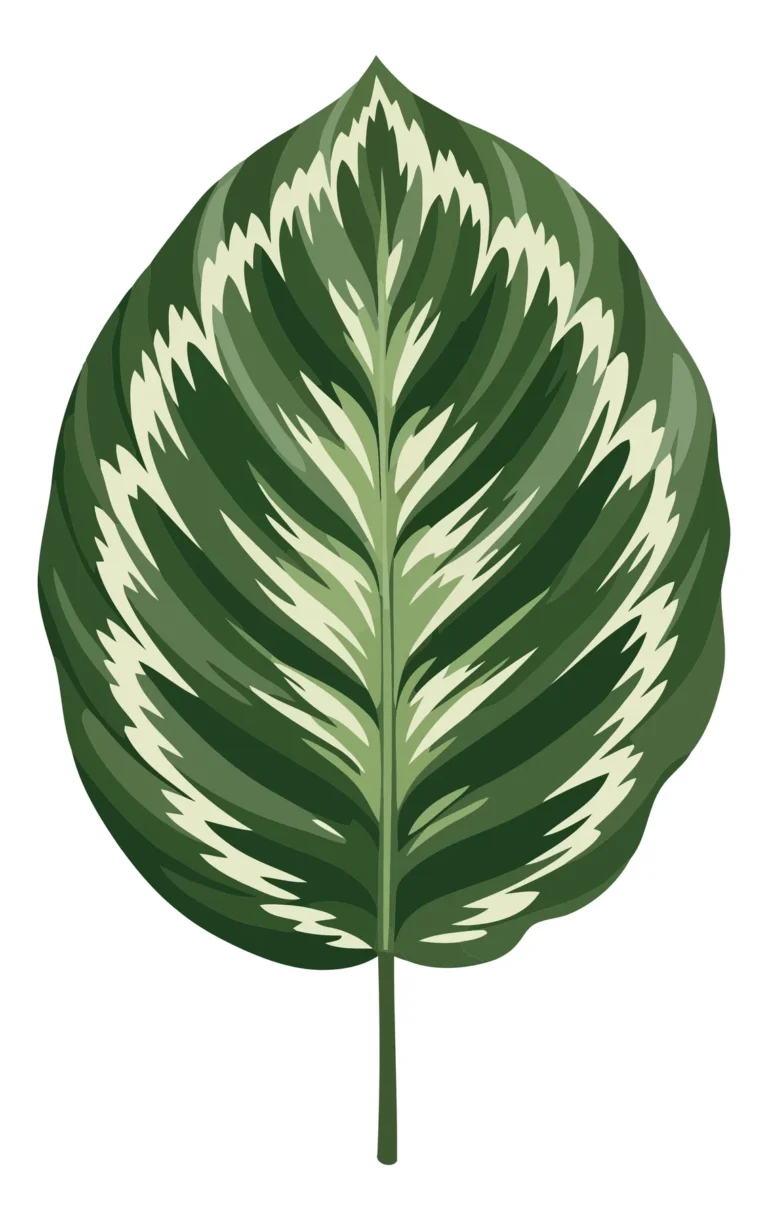 green leaf with intricate veins