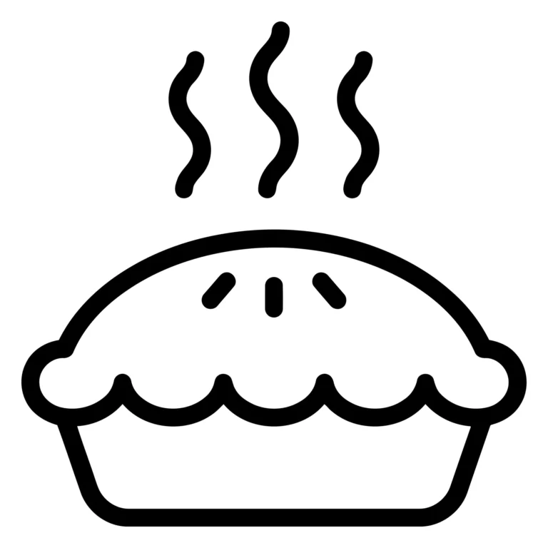 hot pie pastry icon