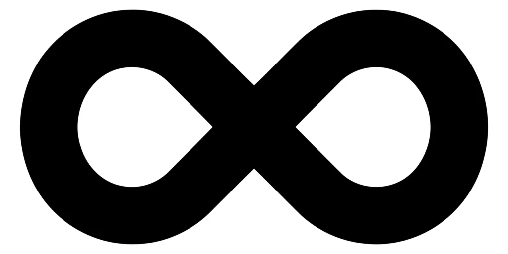 infinity symbol icon