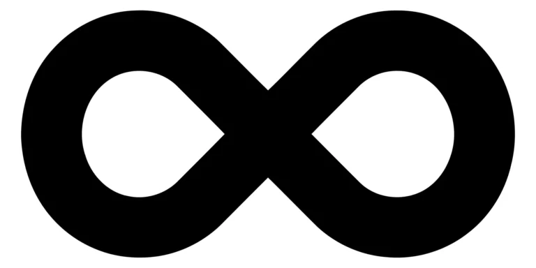 infinity symbol icon