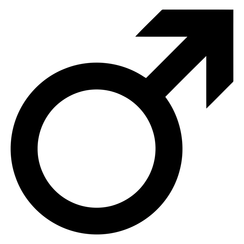 male gender symbol icon