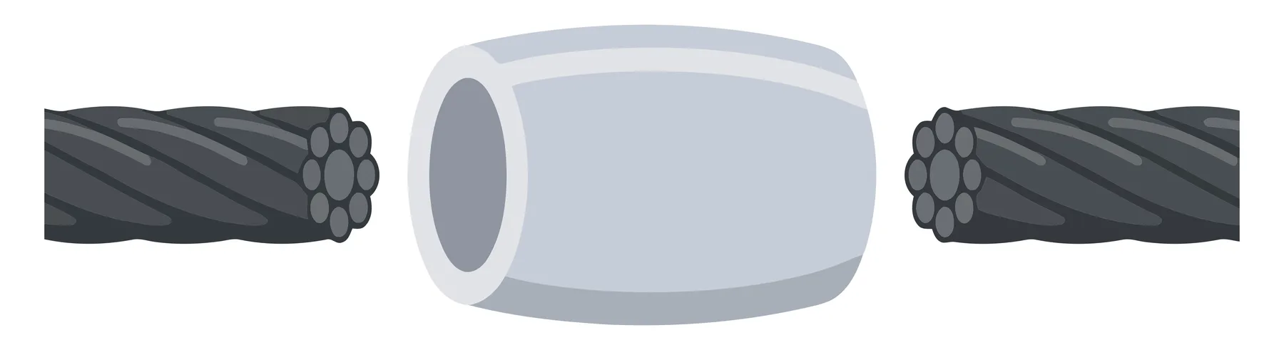 Metal Crimp Sleeve Connector for Steel Wire Rope