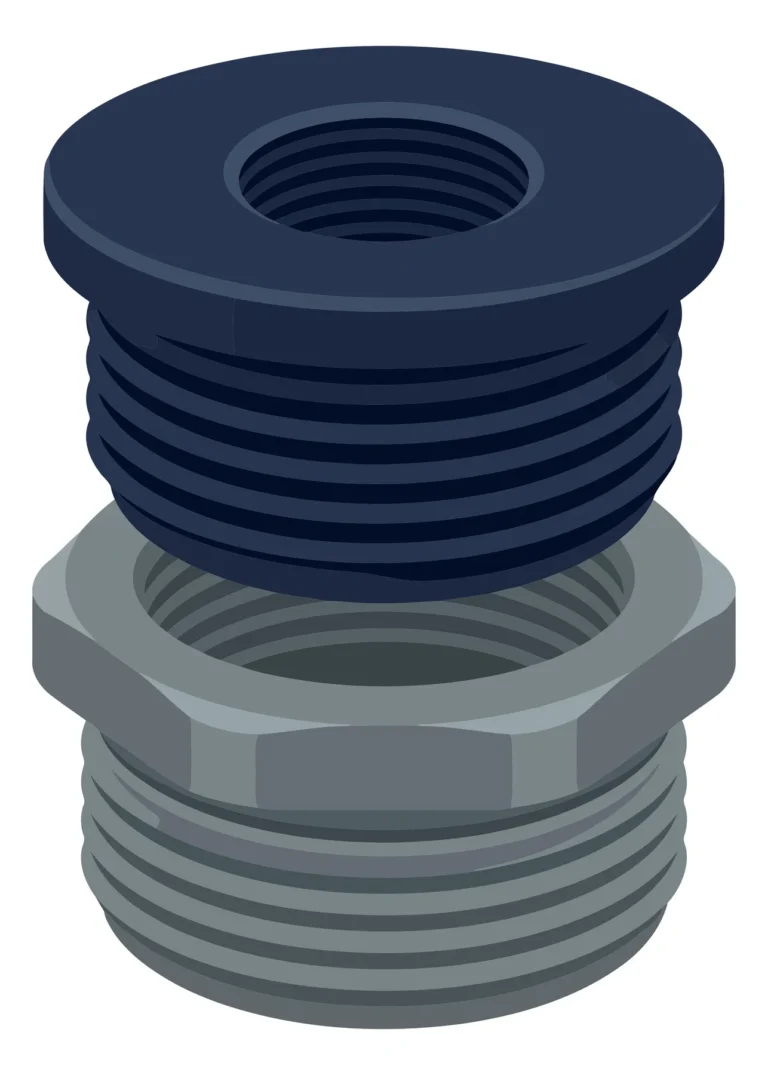 metal pipe bushing and reducer fitting