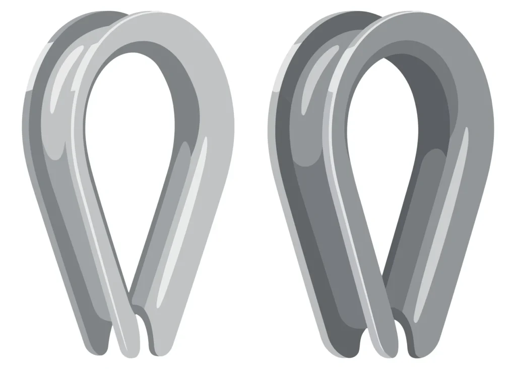metal wire rope thimbles