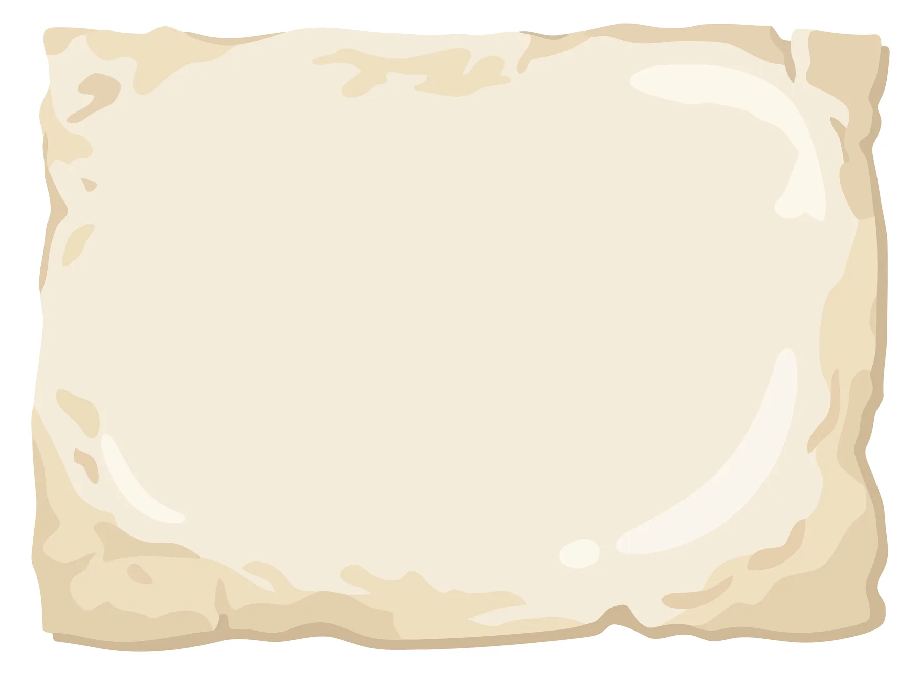 Blank Antique Parchment Paper Texture Vector