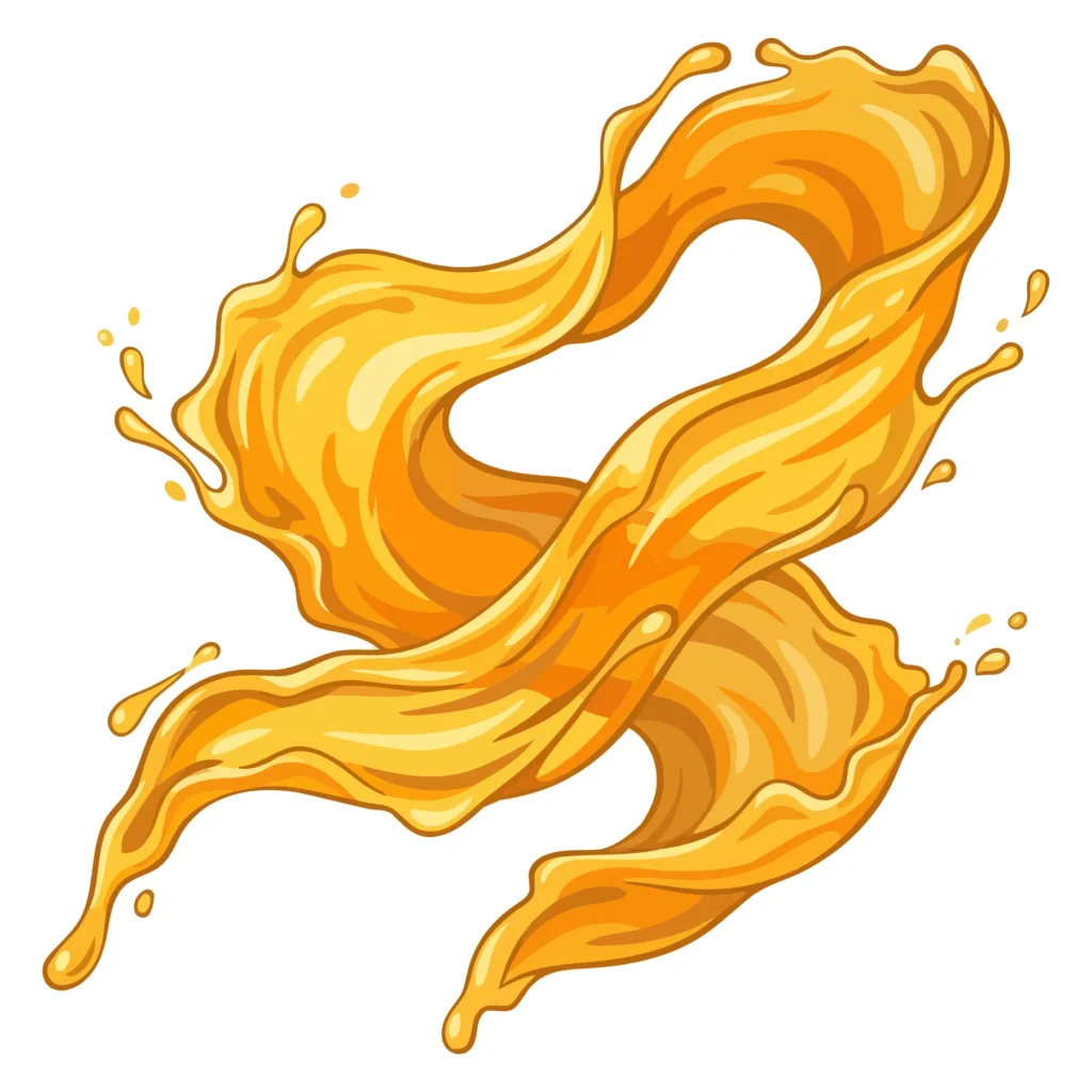orange juice splash