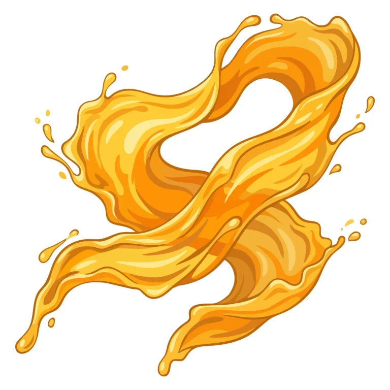 orange juice splash
