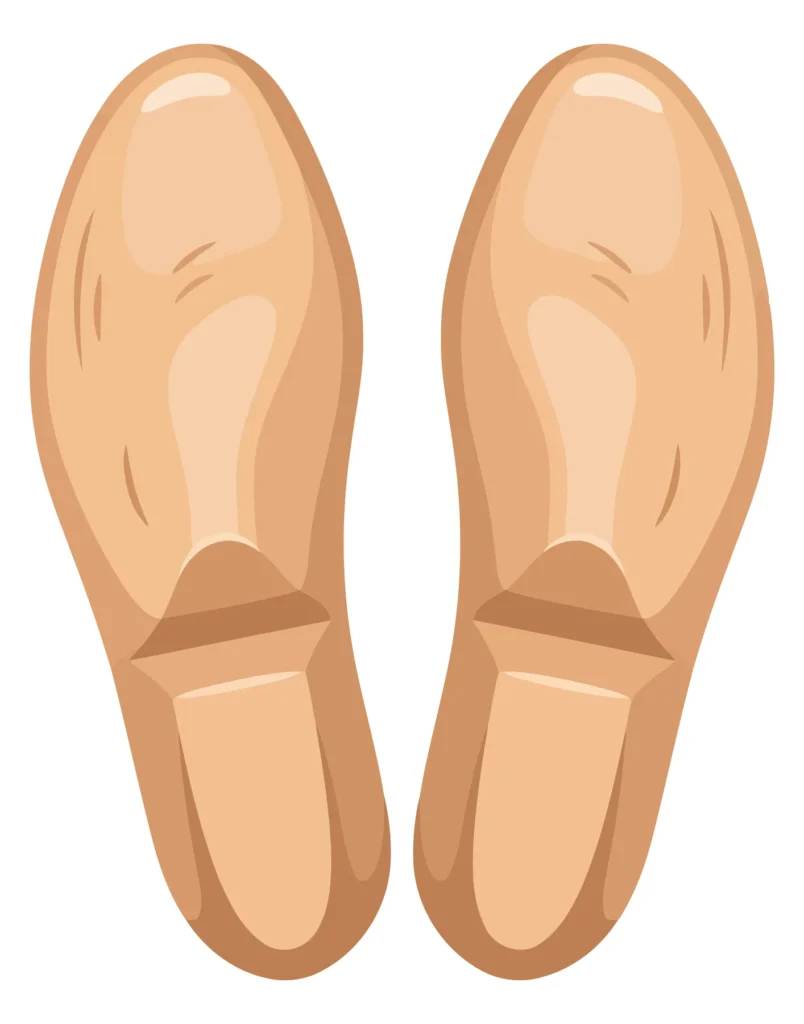 pair of wooden shoe lasts
