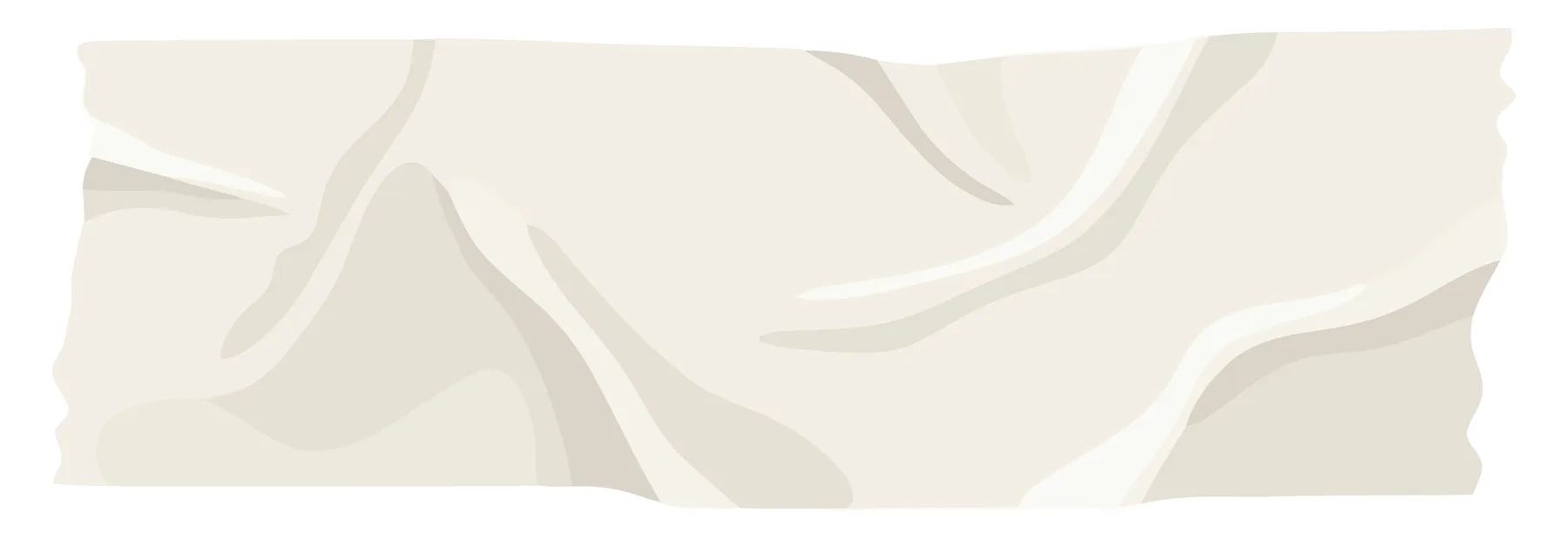 Ripped adhesive tape on white background vector