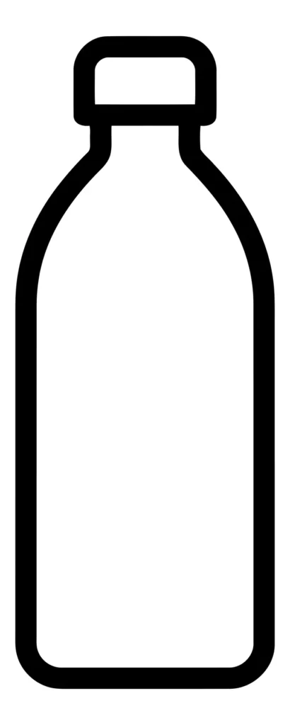 plastic water bottle icon