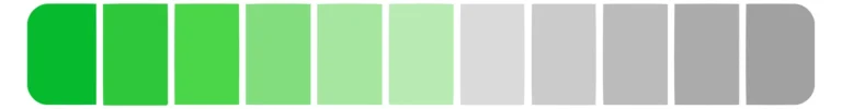 Green Gradient Progress Bar with Segments