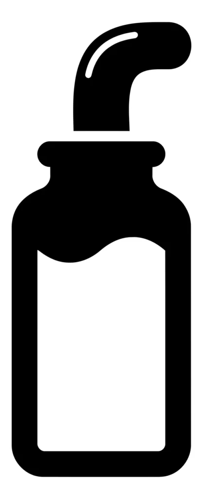pump bottle icon, skincare or cosmetic product container, hygiene and beauty concept, vector illustration