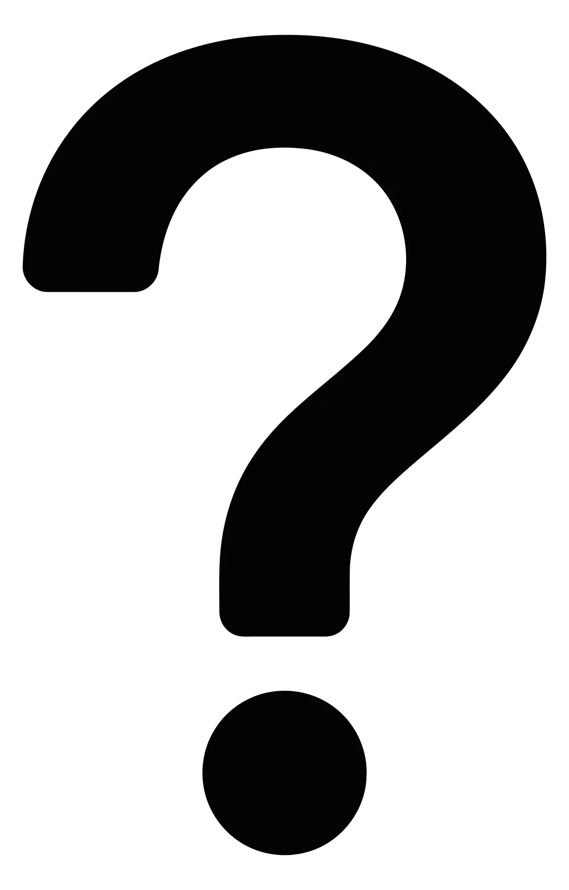 Black Question Mark Symbol Icon Vector