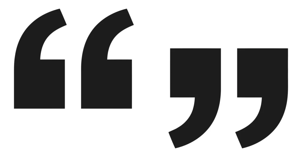 quotation marks icon