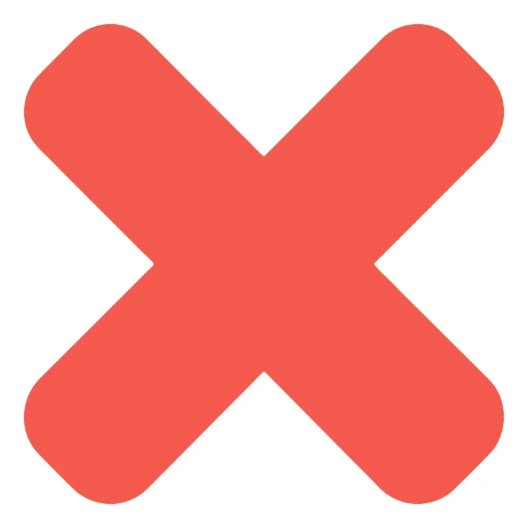 red cross mark icon