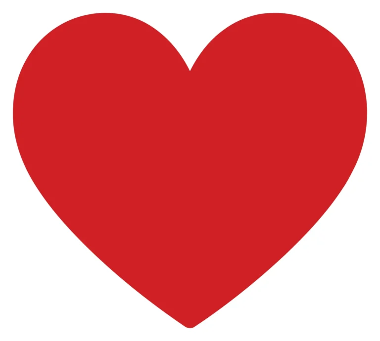 red heart shape icon symbol of love and romance