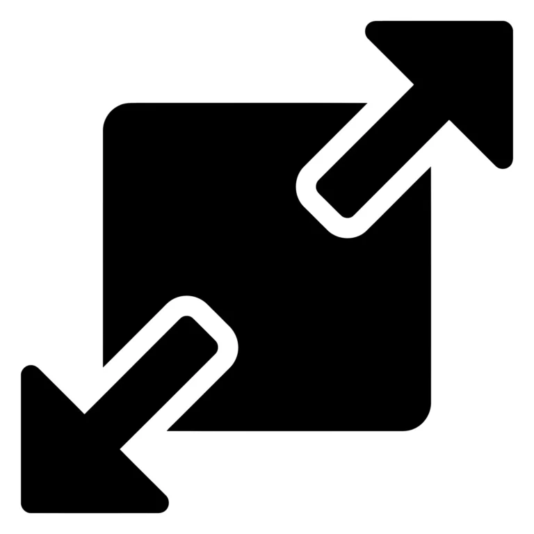 resize icon, vector illustration