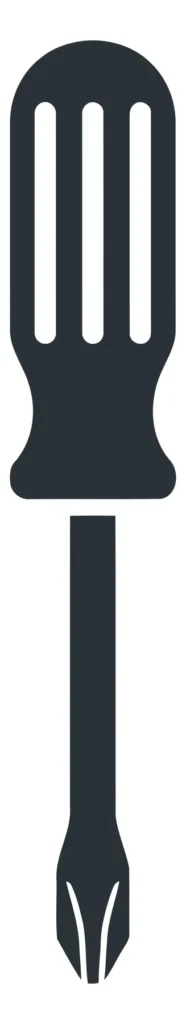 screwdriver icon vector illustration