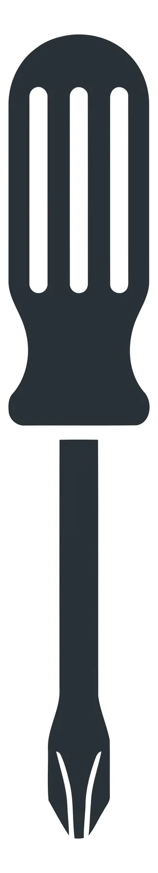 Flat Design Screwdriver Icon Vector Illustration