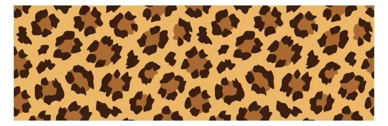 Seamless Leopard Print Pattern Vector Illustration