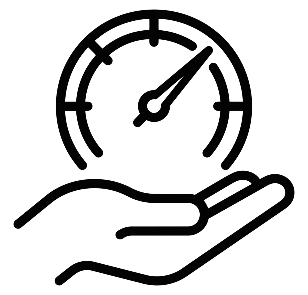 set of business and finance icons including performance gauge, data analysis, and growth chart, vector illustration