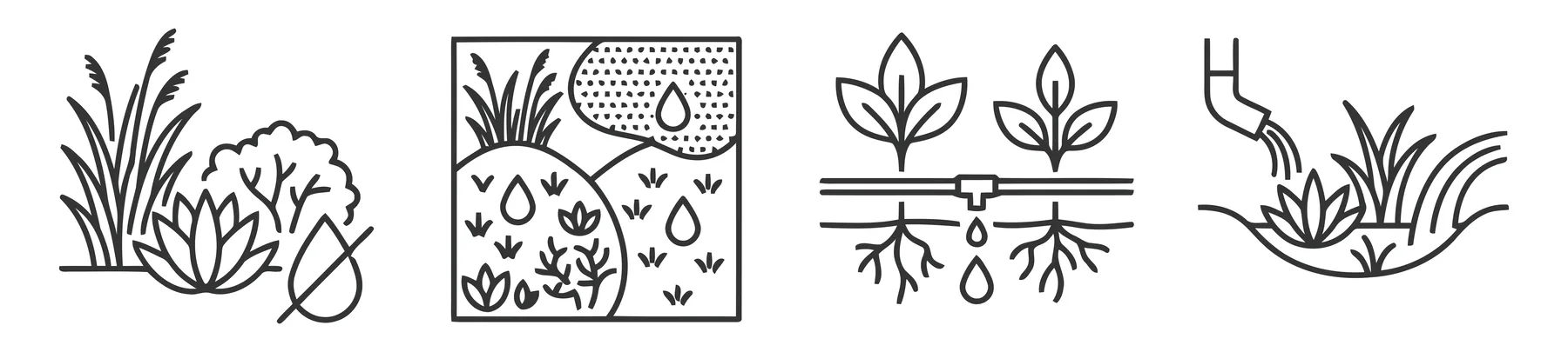 Gardening and Plant Care Icons Set