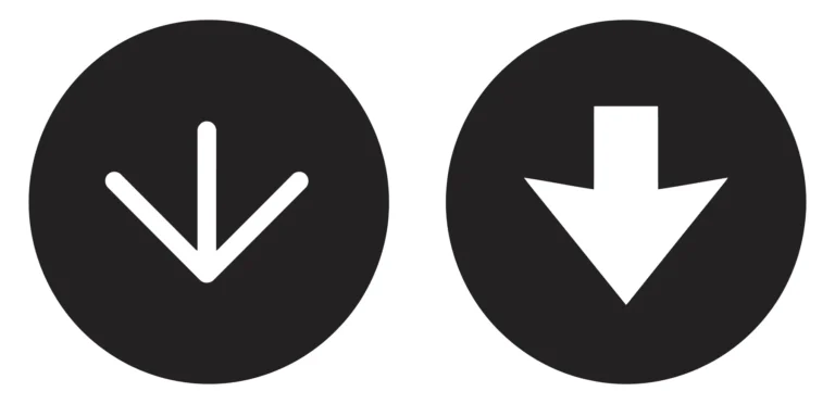 Minimalist Circular Arrow Icons in Thin and Solid Styles