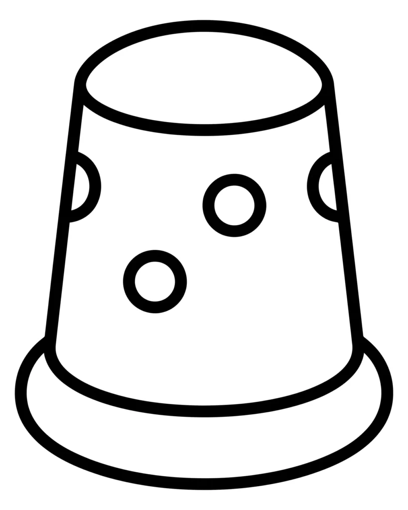 sewing thimble icon