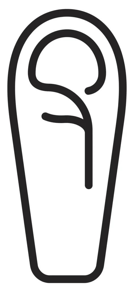 sleeping bag icon, camping and outdoor gear symbol